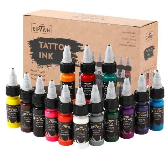 14 Colores Tinta de Tatuaje en Cubierta Dura Pigmento de Tatuaje 15ML - Vant