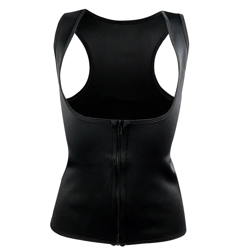 Chaleco reductor de cintura de neopreno para mujer