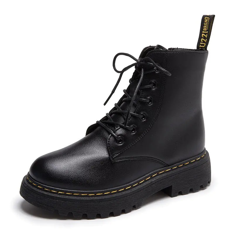 Botas Martin de estilo británico para mujer con suela gruesa