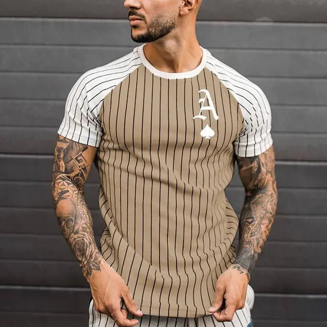 Camiseta para hombres  poliéster/spandex