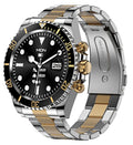Reloj inteligente para teléfonos Android, Responder - Hacer llamadas, SMS ,Recordatorios. Reloj inteligente compatible con iPhone , Bluetooth. Reloj de fitness de acero inoxidable Relojes inteligentes para hombres .