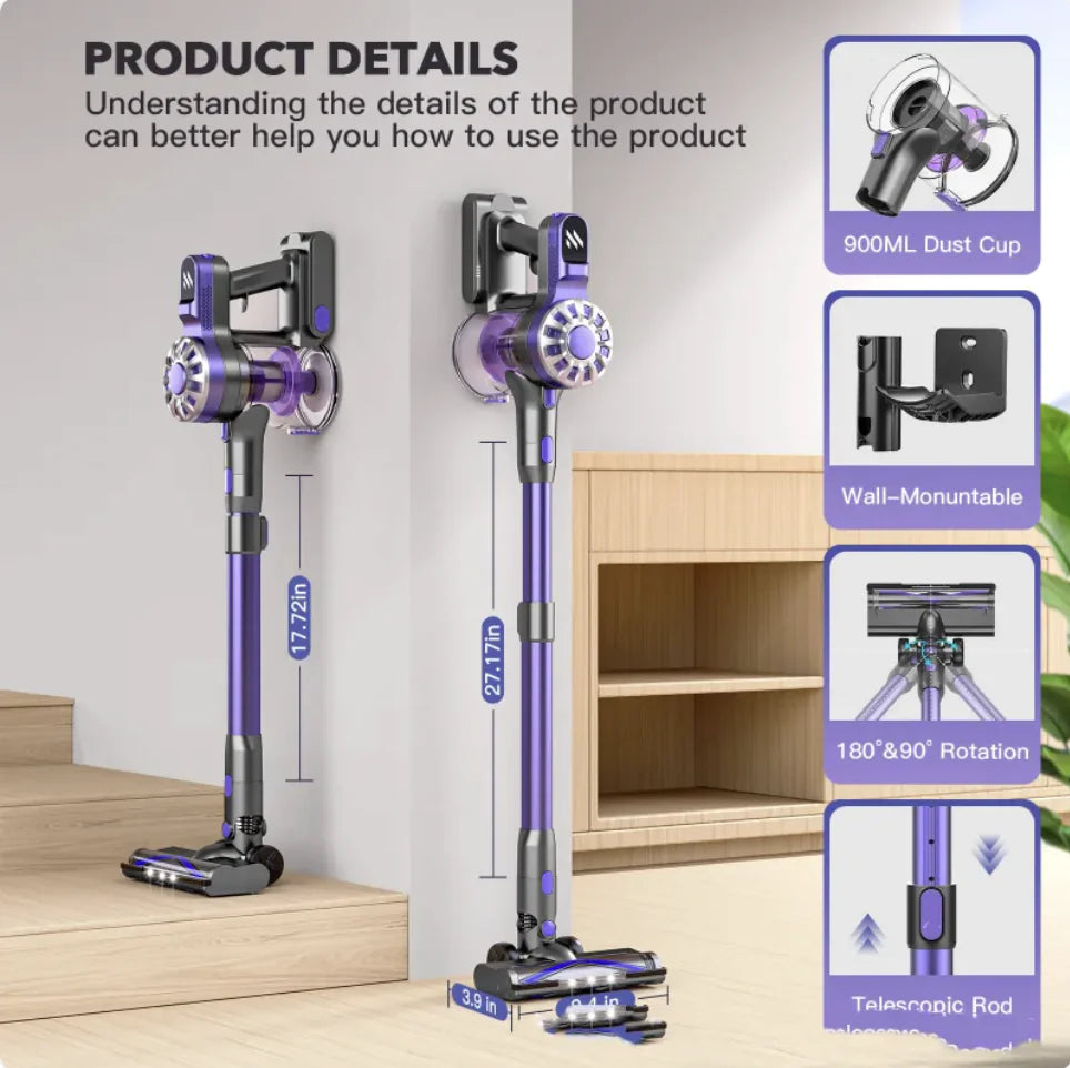 Aspiradora  portátil para limpieza del hogar