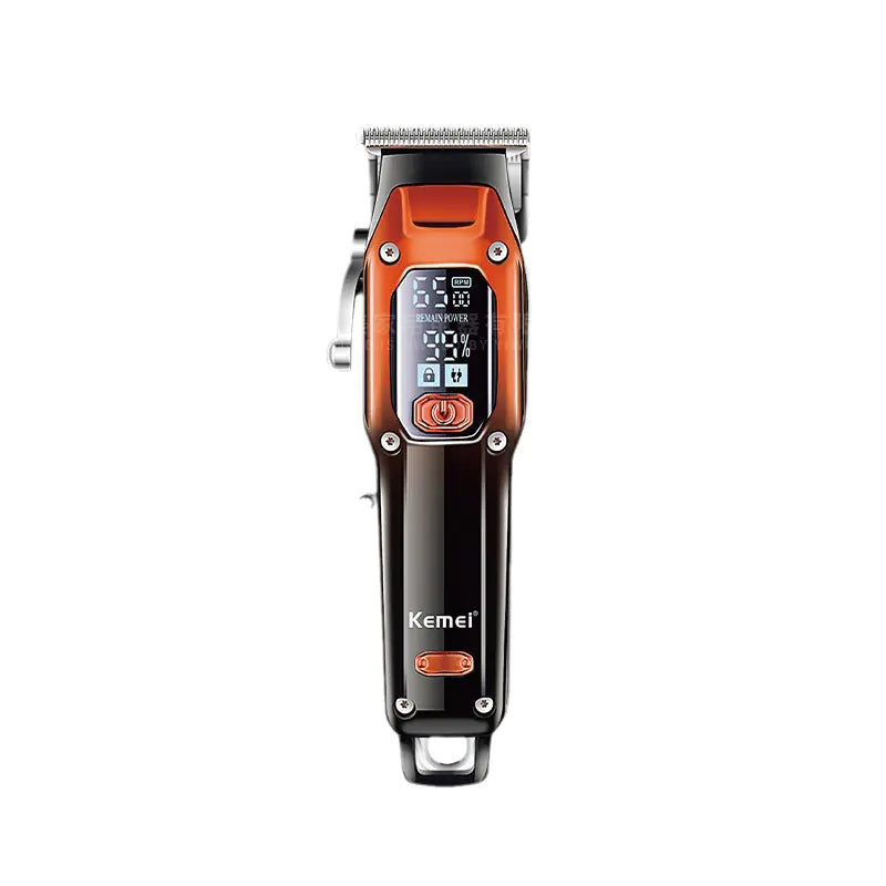 Kemei KM-658 LCD USB maquinilla para peluqueras