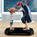 Figura de Luffy Sombrero de Paja y Shanks Pelirrojo