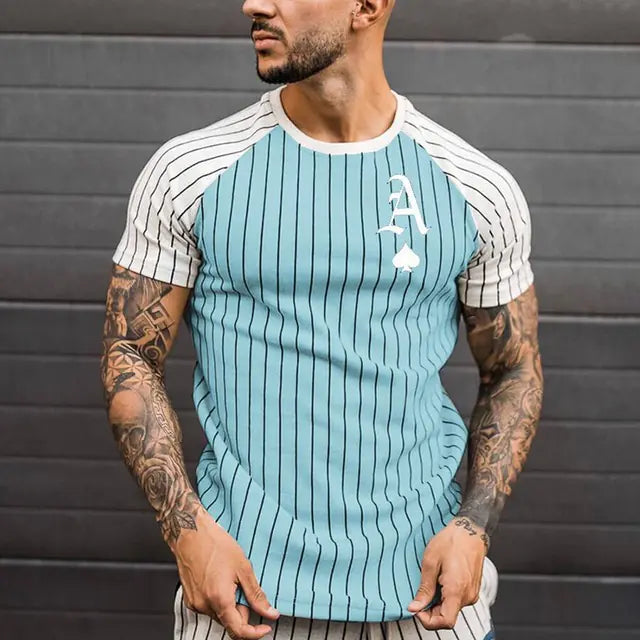 Camiseta para hombres  poliéster/spandex