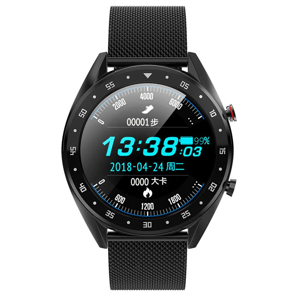 Pulsera Inteligente L7 con Monitoreo de Ritmo Cardíaco y ECG