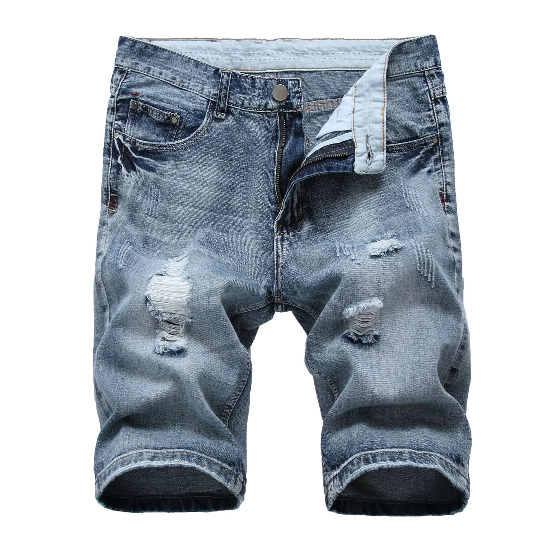 Pantalones cortos vaqueros de moda casual para hombre