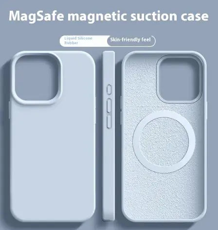 Funda magnética de silicona líquida Magsafe para iPhone