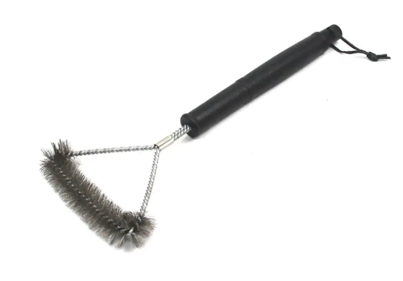 Cepillo de limpieza para parrilla de barbacoa de acero inoxidable de 12 pulgadas