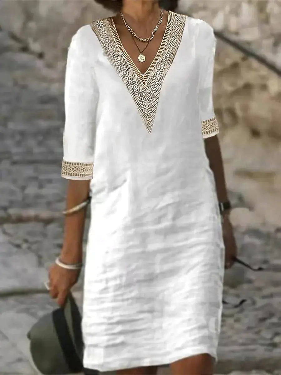 Vestido holgado informal de mujer para otoño/invierno