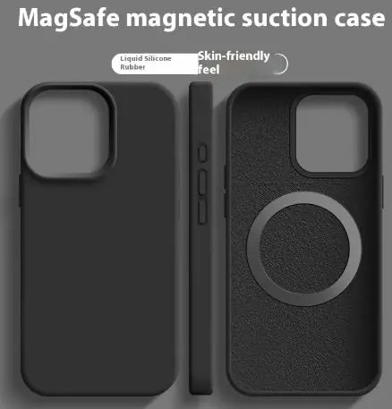Funda magnética de silicona líquida Magsafe para iPhone