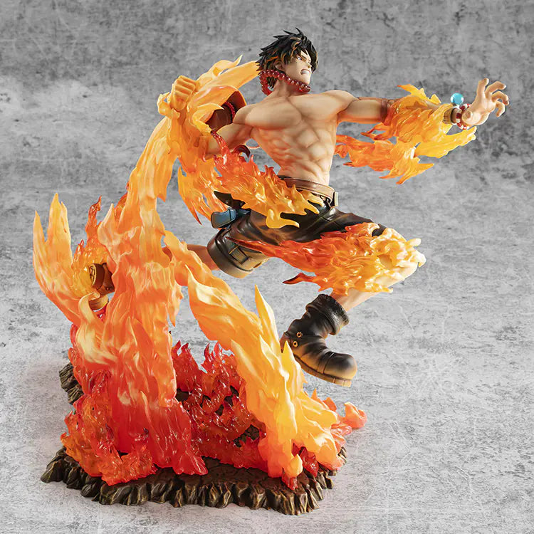Figuras de acción One Piece POP MAX Ace y Zoro (15.º aniversario)