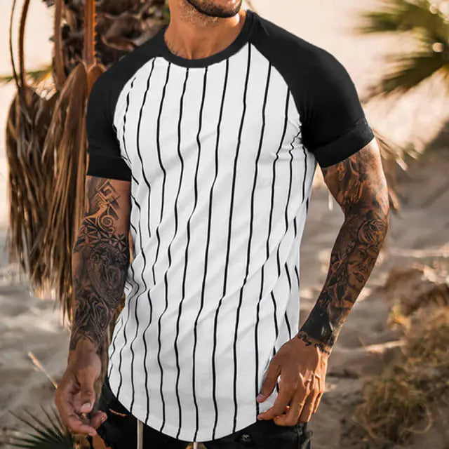 Camiseta para hombres  poliéster/spandex