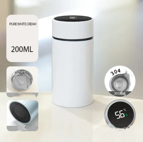 Taza térmica de acero inoxidable electrónica