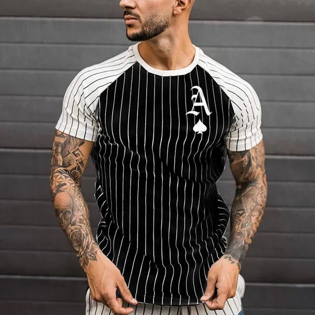 Camiseta para hombres  poliéster/spandex