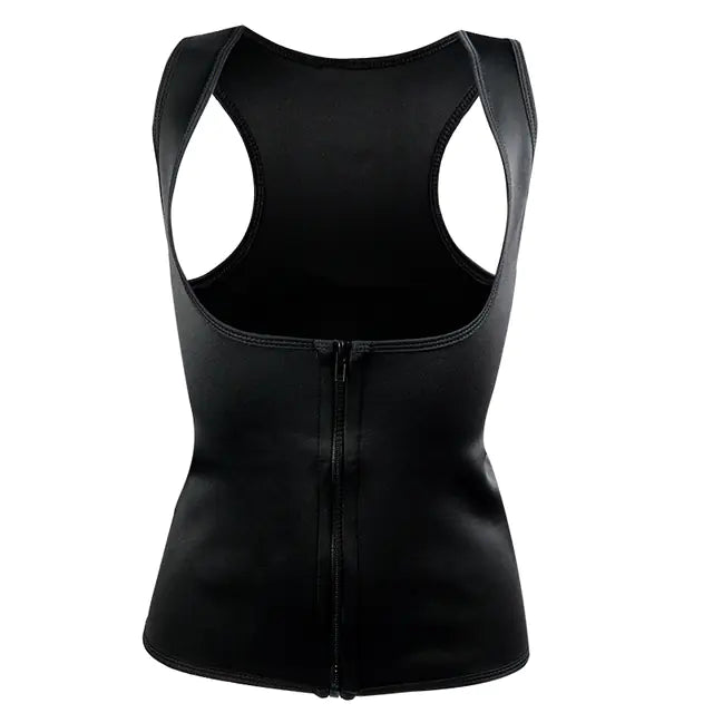 Chaleco reductor de cintura de neopreno para mujer