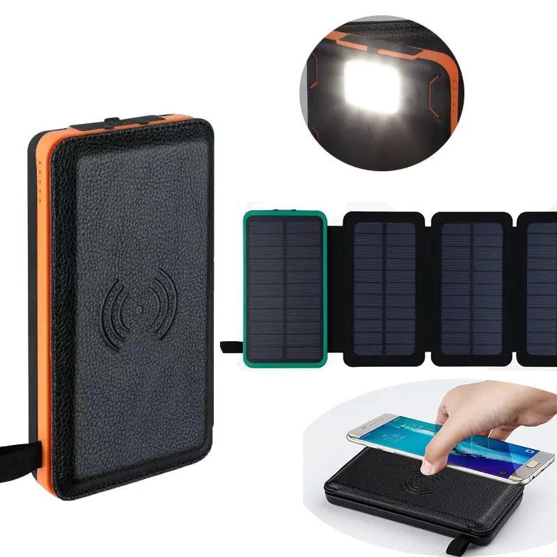 Banco de energía solar plegable de 4 paneles, 10000 mAh - Vant