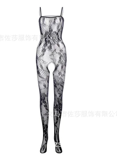 Body de mujer sexy tipo camisetilla con abertura en la entrepierna - Vant