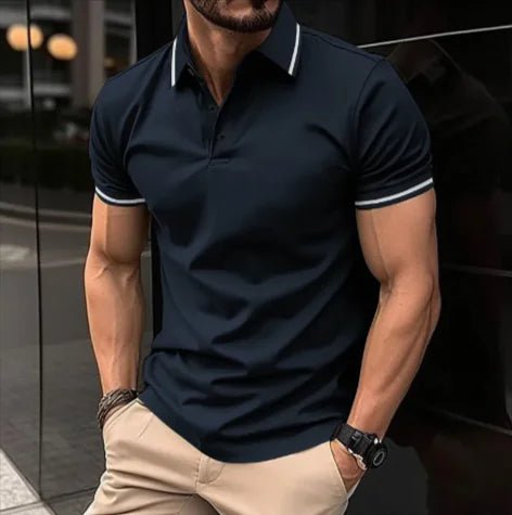 Camiseta Polo Casual de Hombre con Cuello - Vant