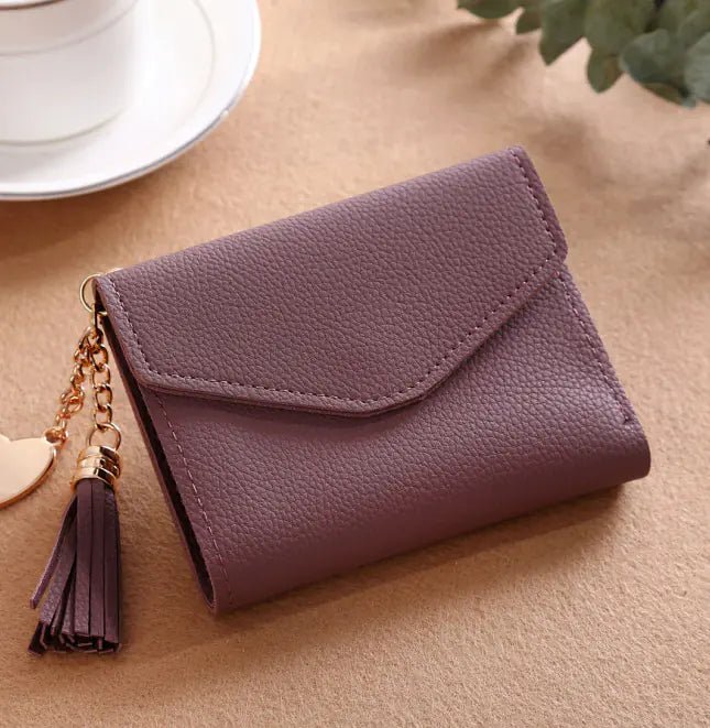 Cartera clásica de mujer con bordado y monedero - Vant