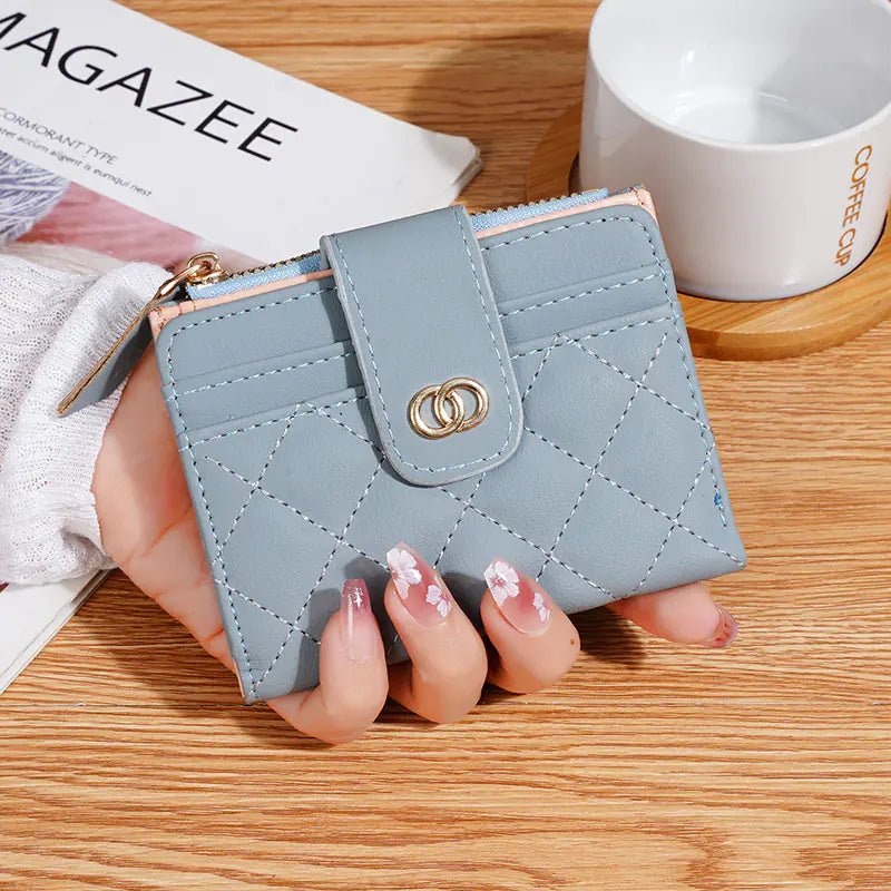 Cartera clásica de mujer con bordado y monedero - Vant