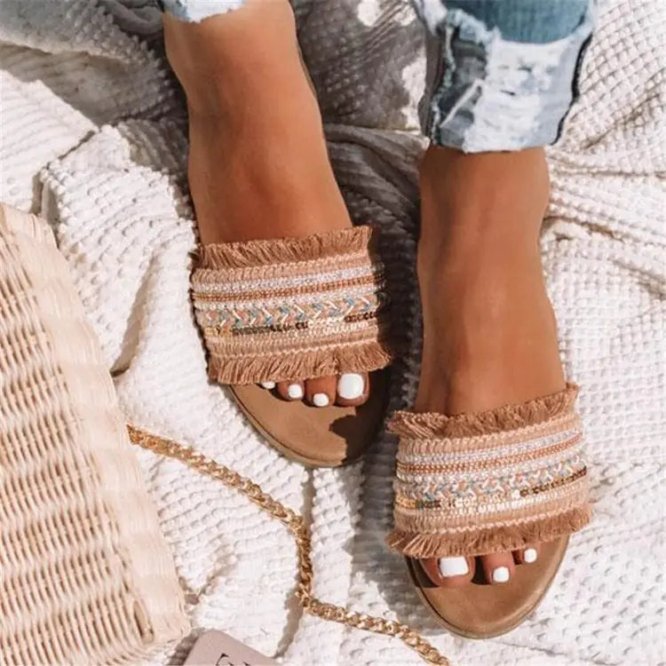 Sandalias retro estilo romana
