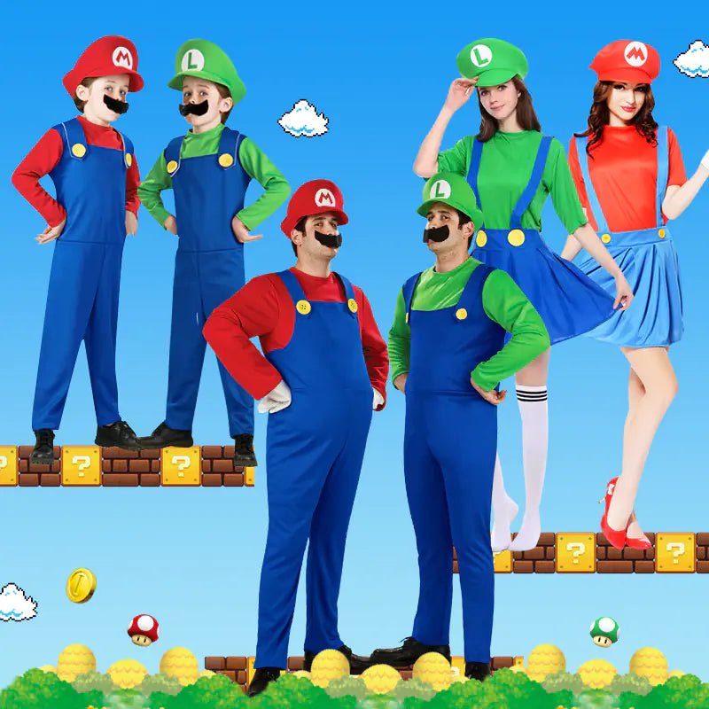 Disfraces de Super Mario para niños y padres - Vant