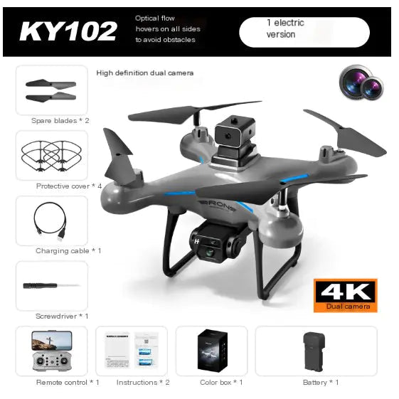 Dron Profesional de Rescate con Cámara Dual 4K y GPS - Vant