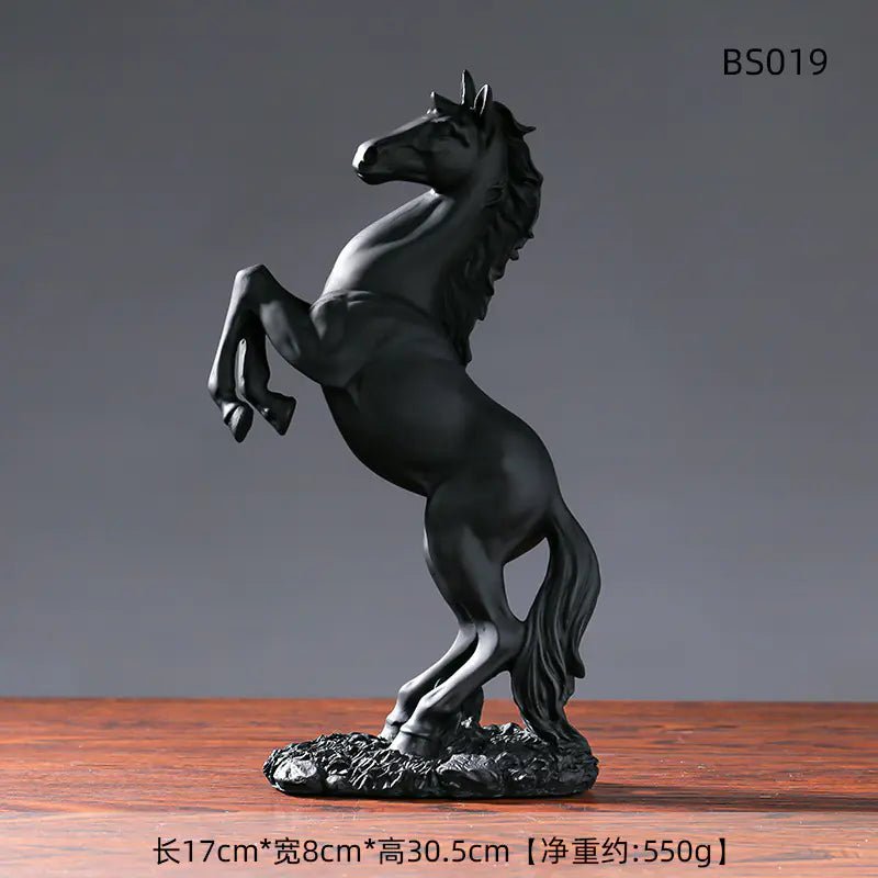 Figura decorativa de caballo estilo europeo para hogar u oficina - Vant