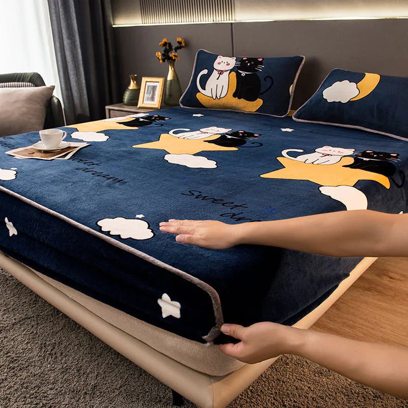 Funda de colchón de terciopelo coral - Vant