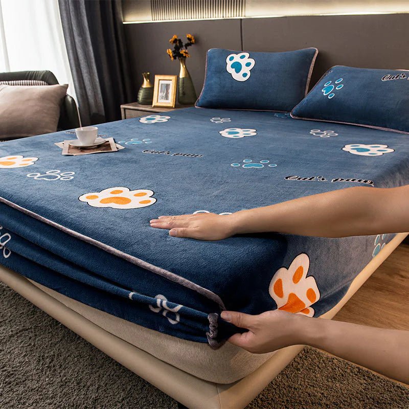 Funda de colchón de terciopelo coral - Vant