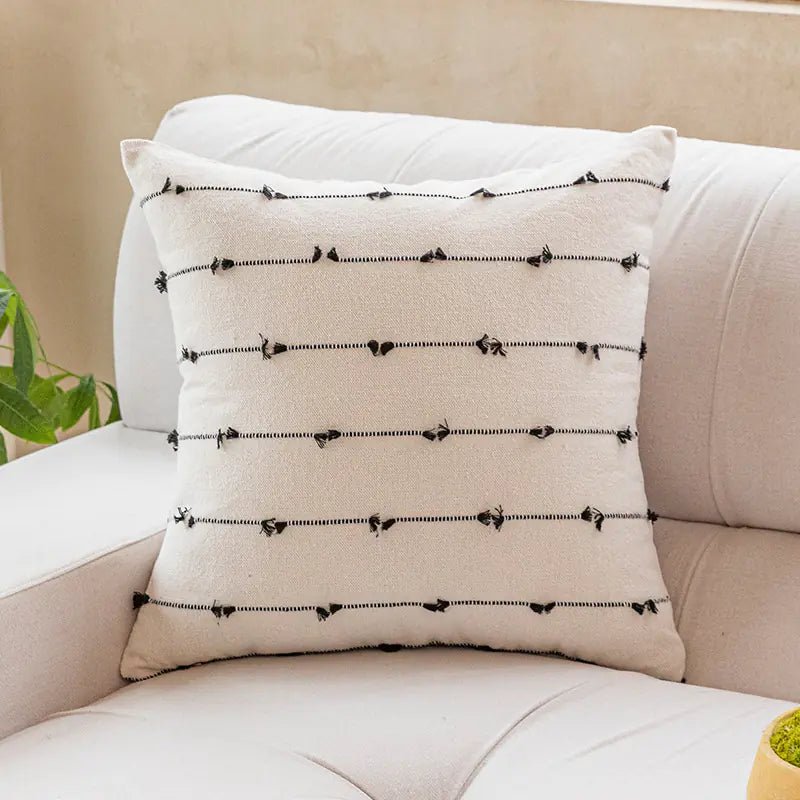 Fundas de almohada de algodón sencillas para sofá - Vant