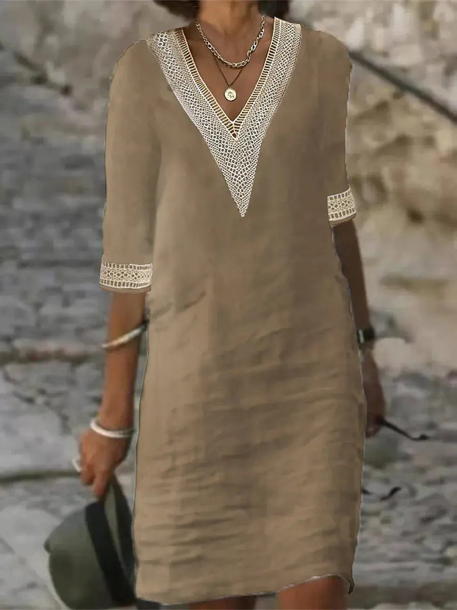 Vestido holgado informal de mujer para otoño/invierno