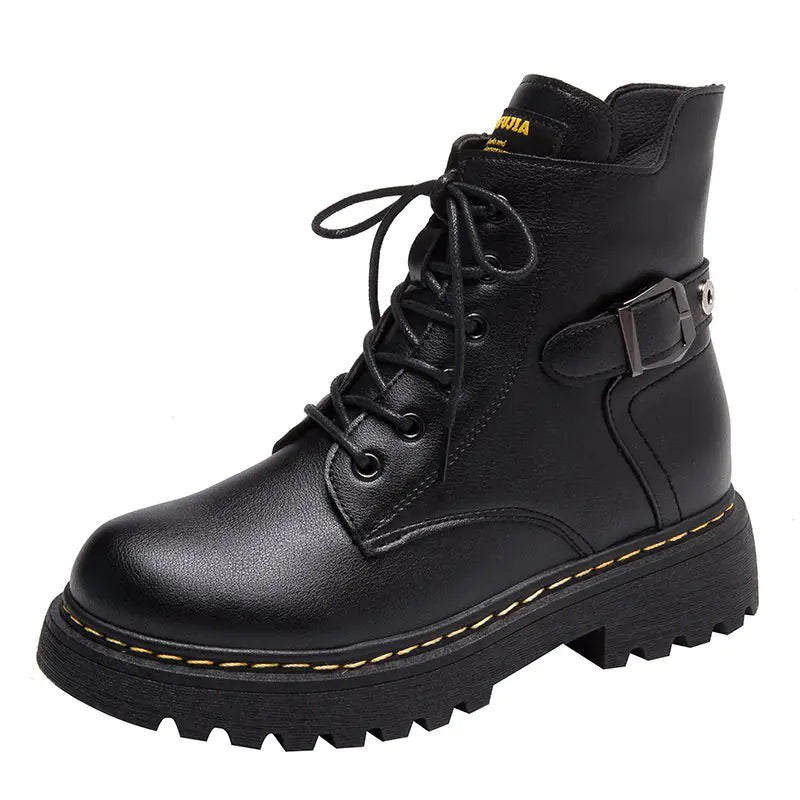 Botas Martin de estilo británico para mujer con suela gruesa