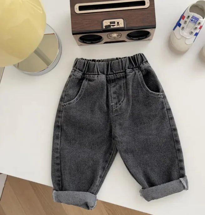 Jeans sencillos para niños, suaves y casuales - Vant