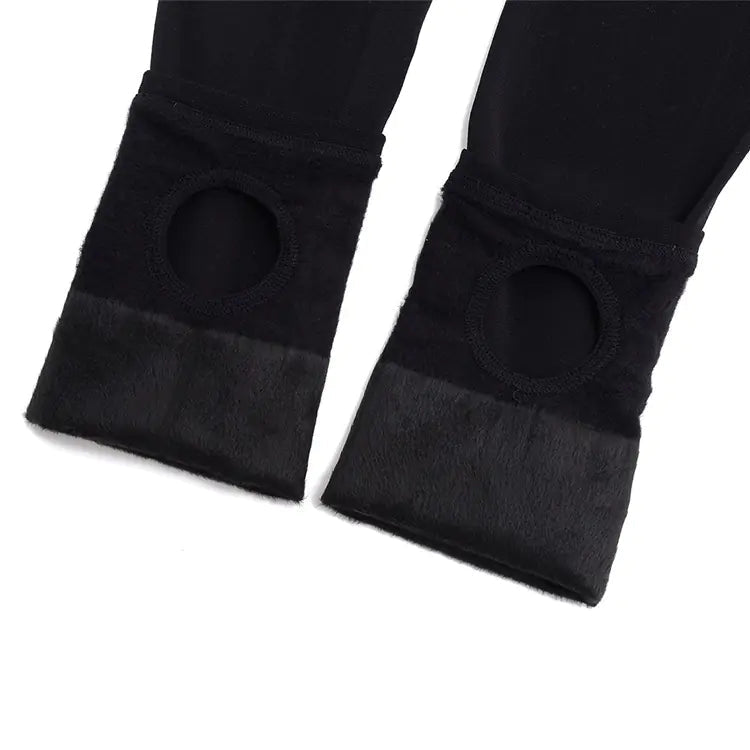 Leggings de maternidad cálidos de talla grande para otoño/invierno - Vant
