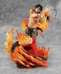 Figuras de acción One Piece POP MAX Ace y Zoro (15.º aniversario)