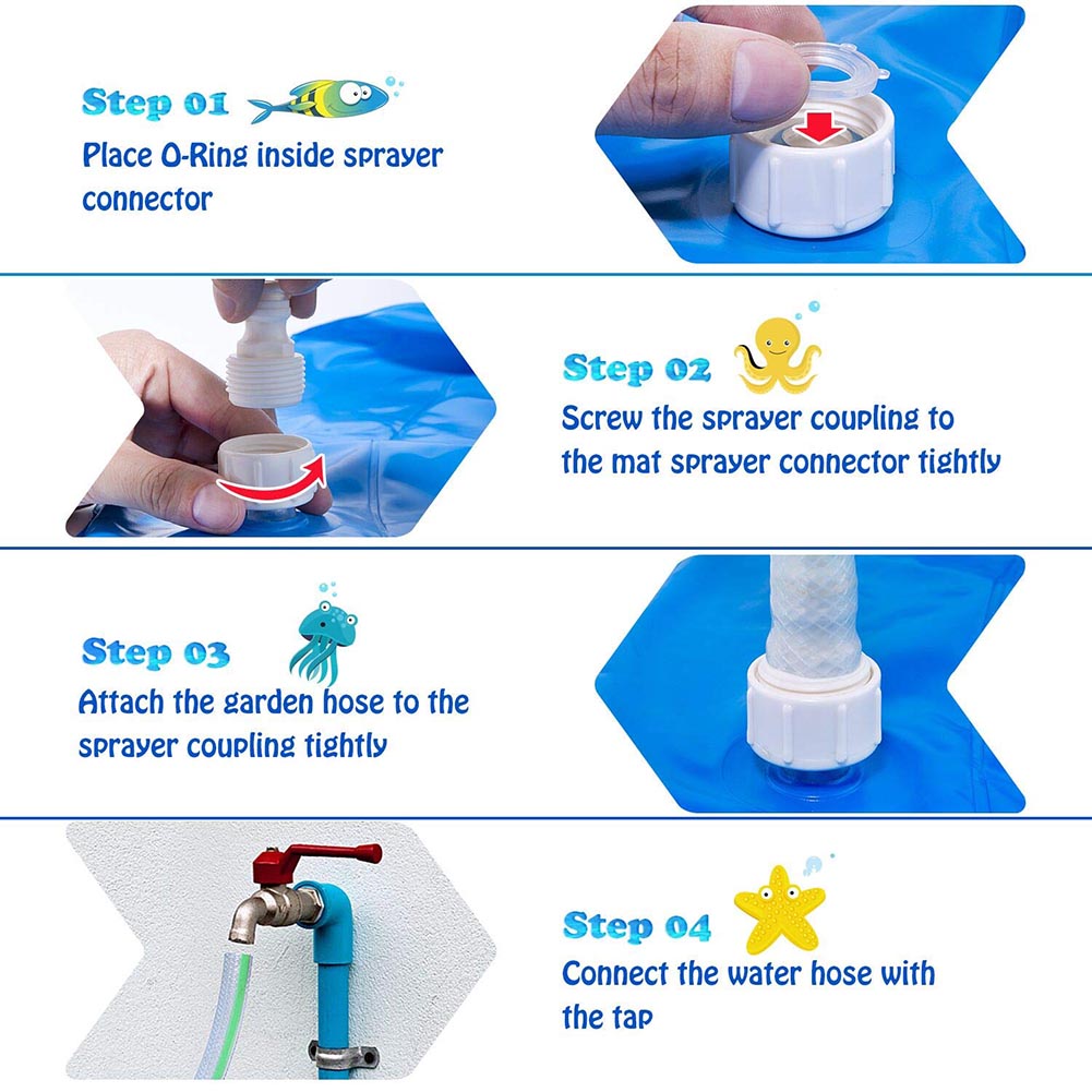 Outdoor Inflatable Kids Sprinkler Play Pad - Vant