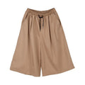 Pantalones anchos, holgados y recortados con cintura elástica - Vant
