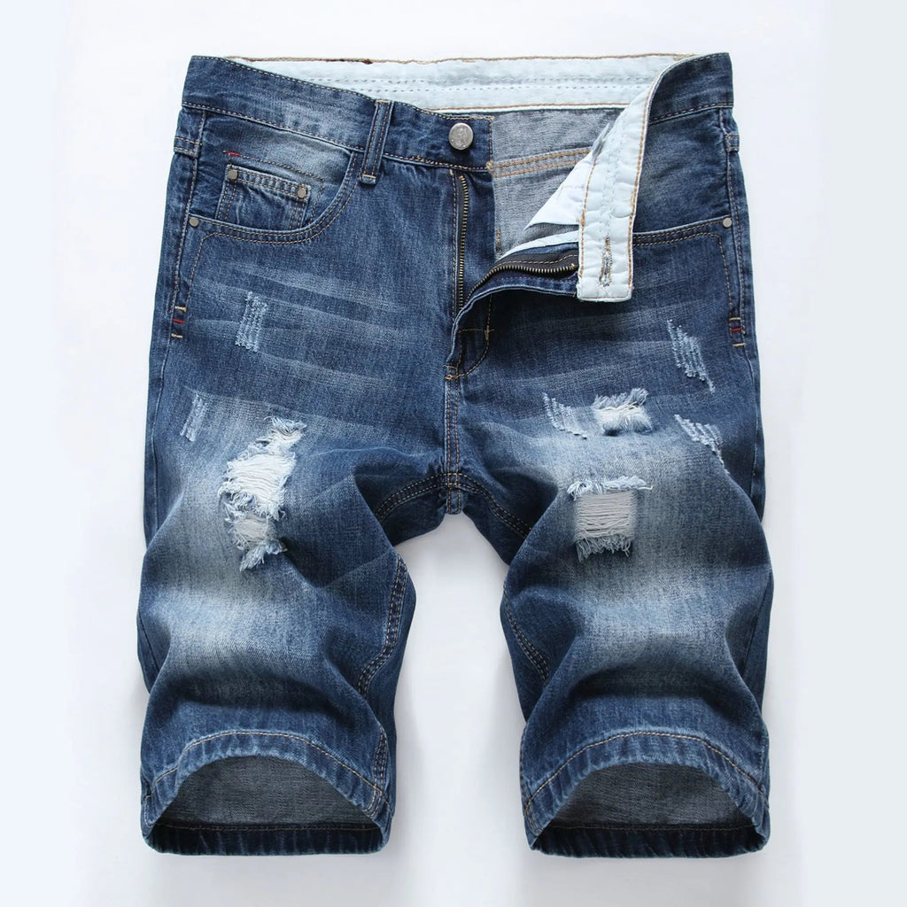 Pantalones cortos vaqueros de moda casual para hombre - Vant