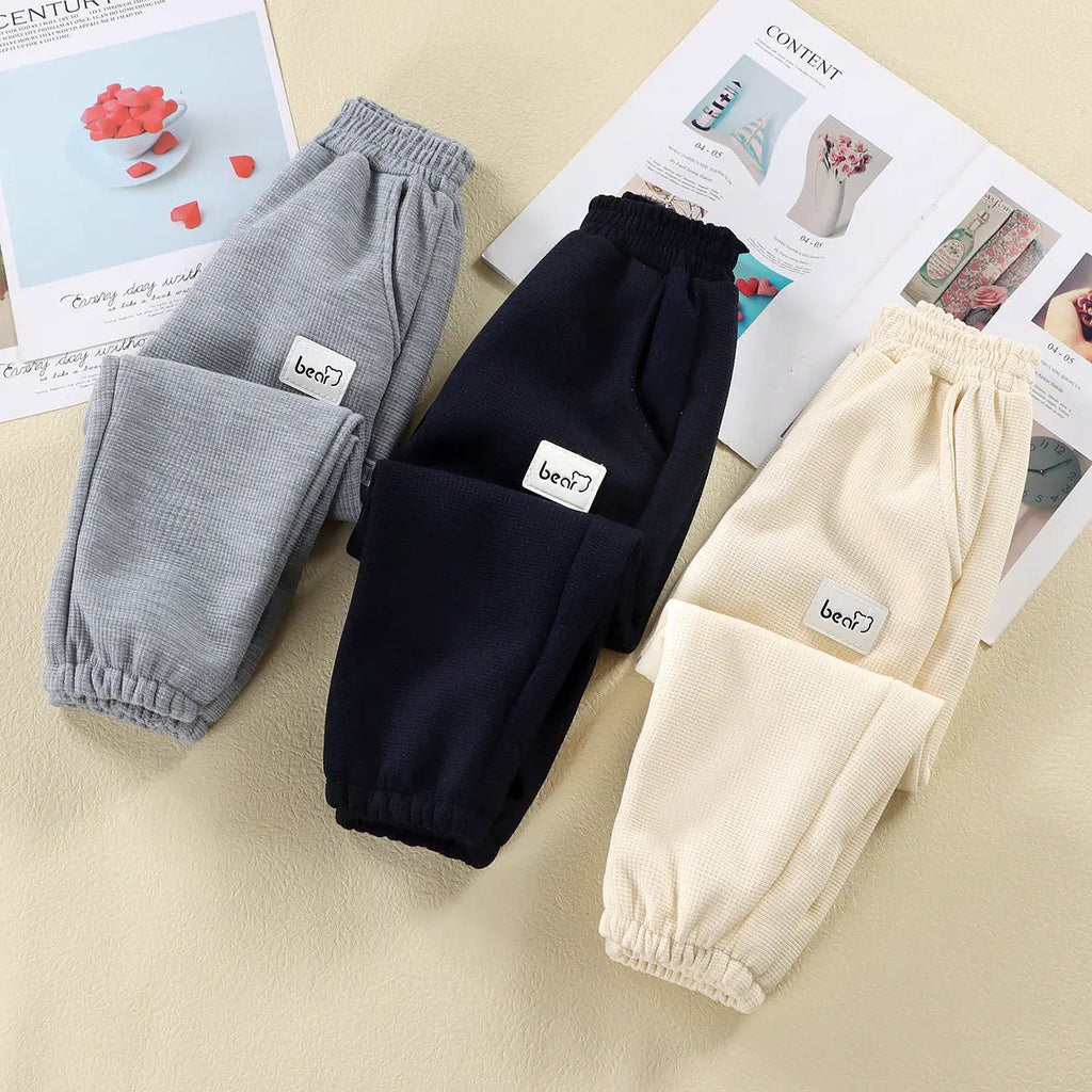 Pantalones Deportivos de Forro Polar de Invierno para Niños y Niñas - Vant