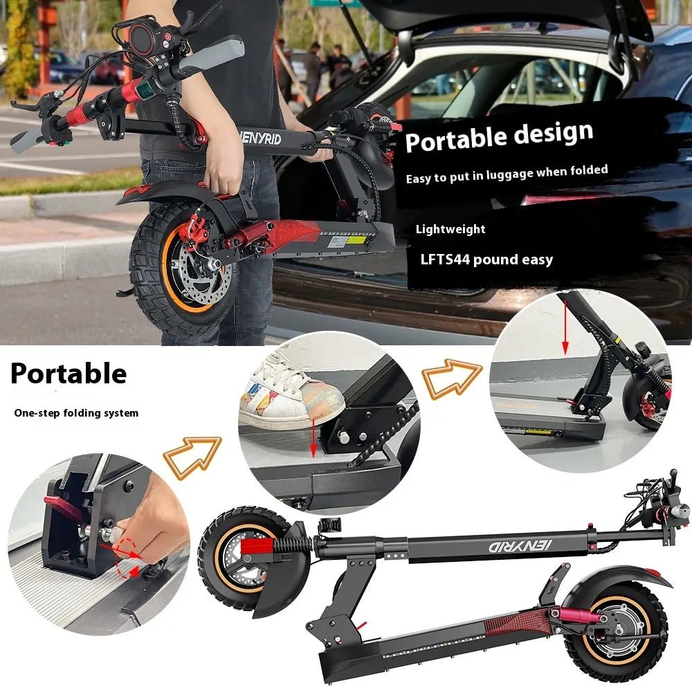 Patinete eléctrico con doble amortiguador - Vant