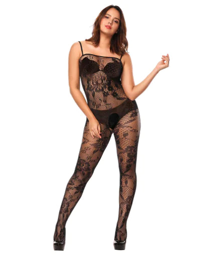 Body de mujer sexy tipo camisetilla con abertura en la entrepierna