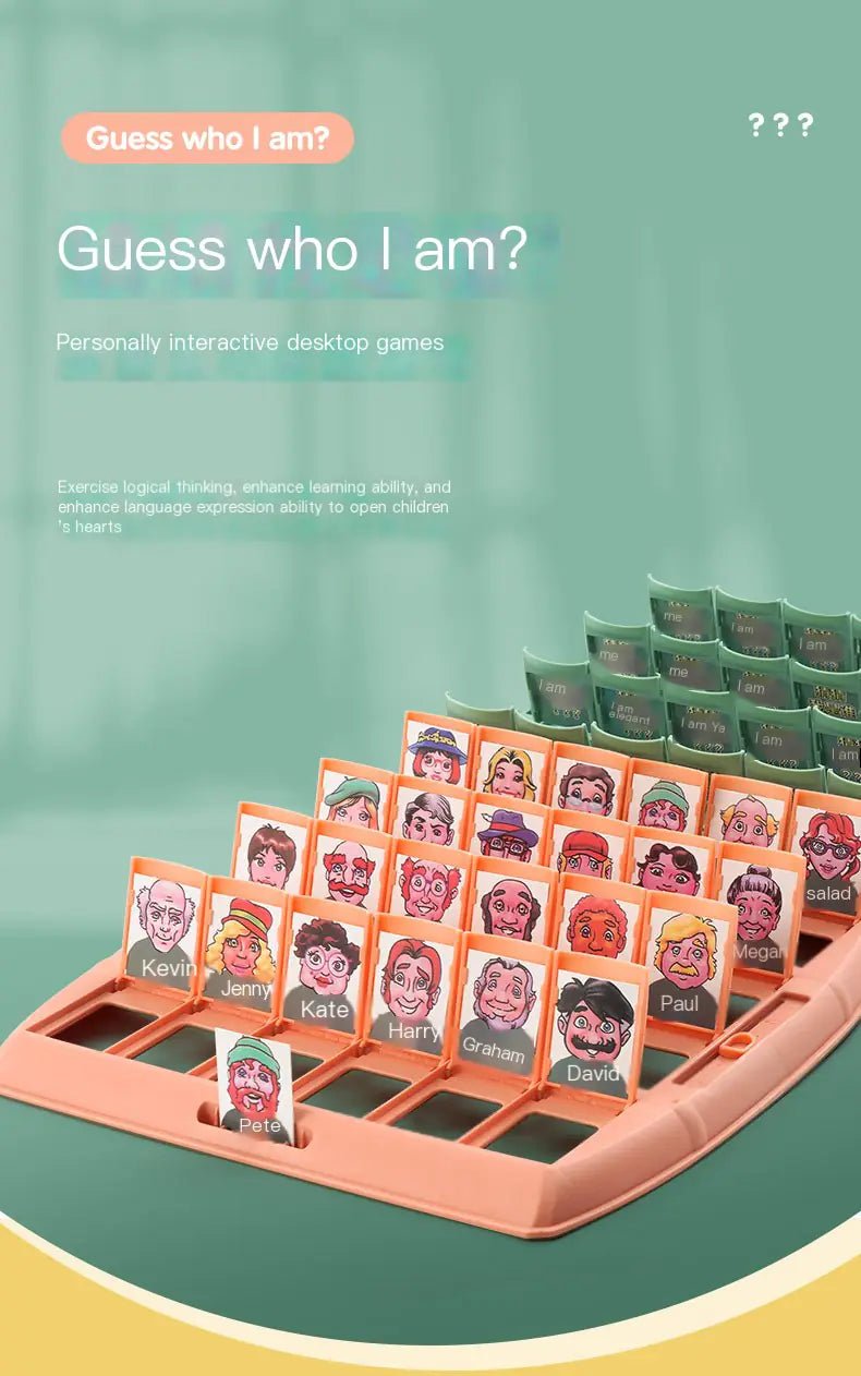 Quién es quién ? Juego de mesa familiar - Vant