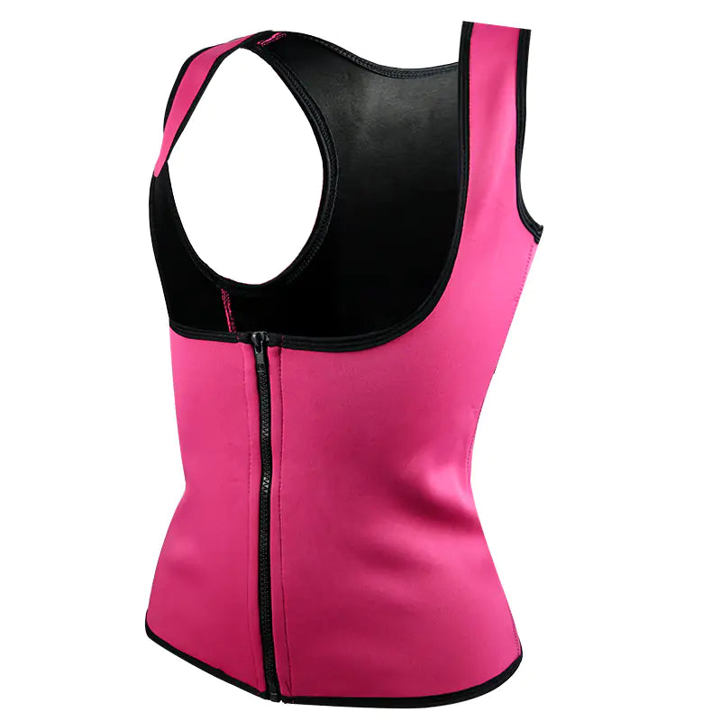 Chaleco reductor de cintura de neopreno para mujer