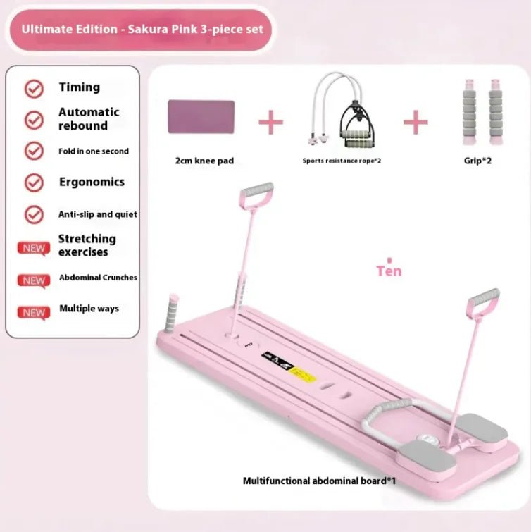 Tabla de ejercicios con rueda abdominal para el hogar - Vant