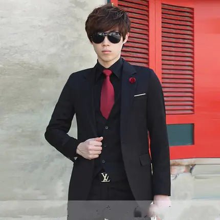 Traje de hombre ajustado de invierno para bodas - Vant