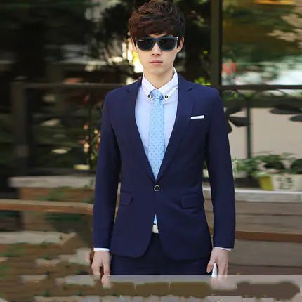 Traje de hombre ajustado de invierno para bodas - Vant