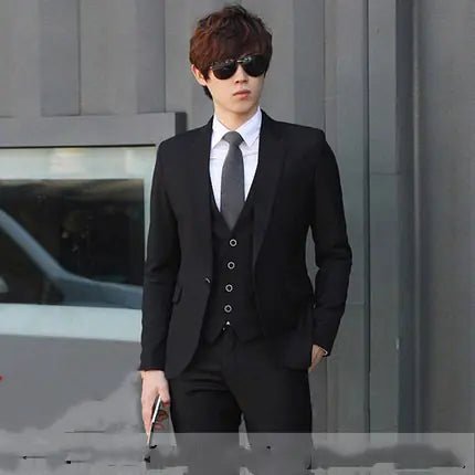 Traje de hombre ajustado de invierno para bodas - Vant
