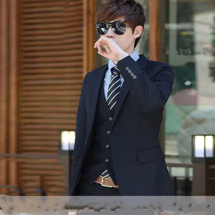 Traje de hombre ajustado de invierno para bodas - Vant